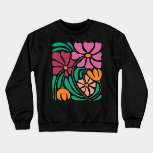 Abstract spring garden Crewneck Sweatshirt